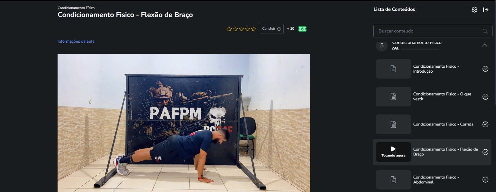 Teste de Aptidão Física